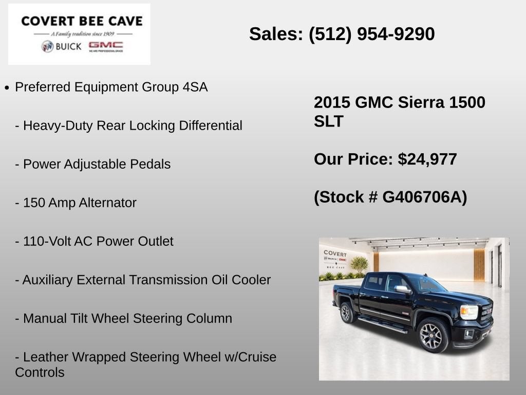 2015 GMC Sierra 1500 SLT