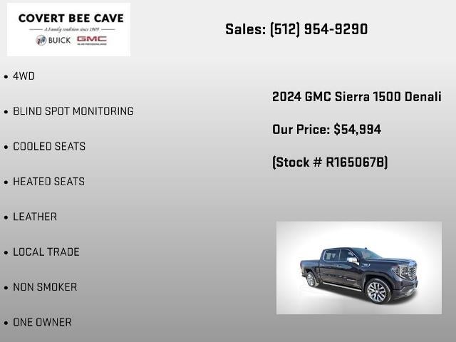 2024 GMC Sierra 1500 Crew Cab Short Box 4-Wheel Drive Denali