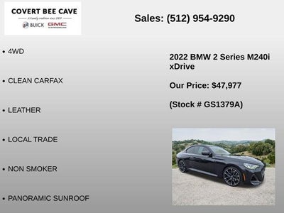 2022 BMW M240i xDrive Coupe