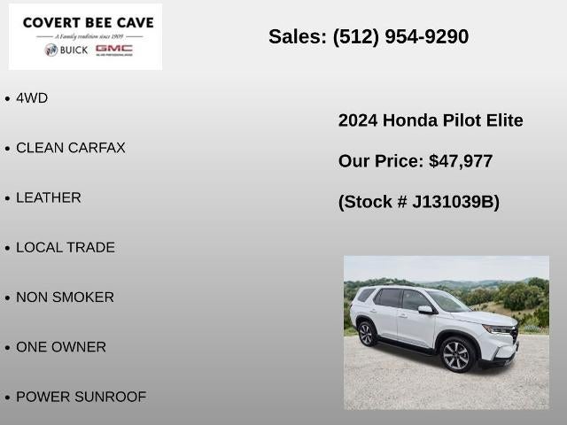 2024 Honda Pilot Elite AWD