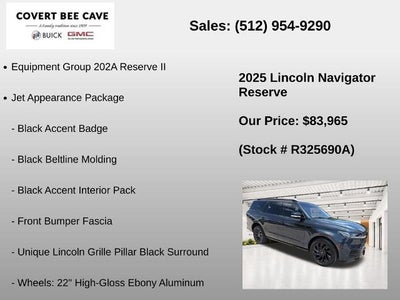 2025 Lincoln Navigator Reserve 4x4