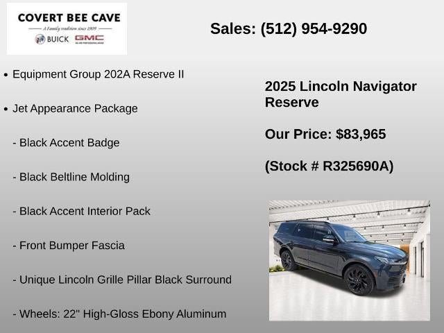 2025 Lincoln Navigator Reserve 4x4