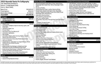 2023 Hyundai SANTA FE Calligraphy FWD