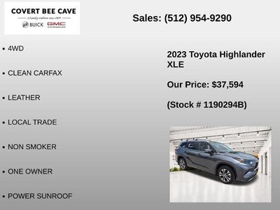 2023 Toyota Highlander XLE AWD (Natl)