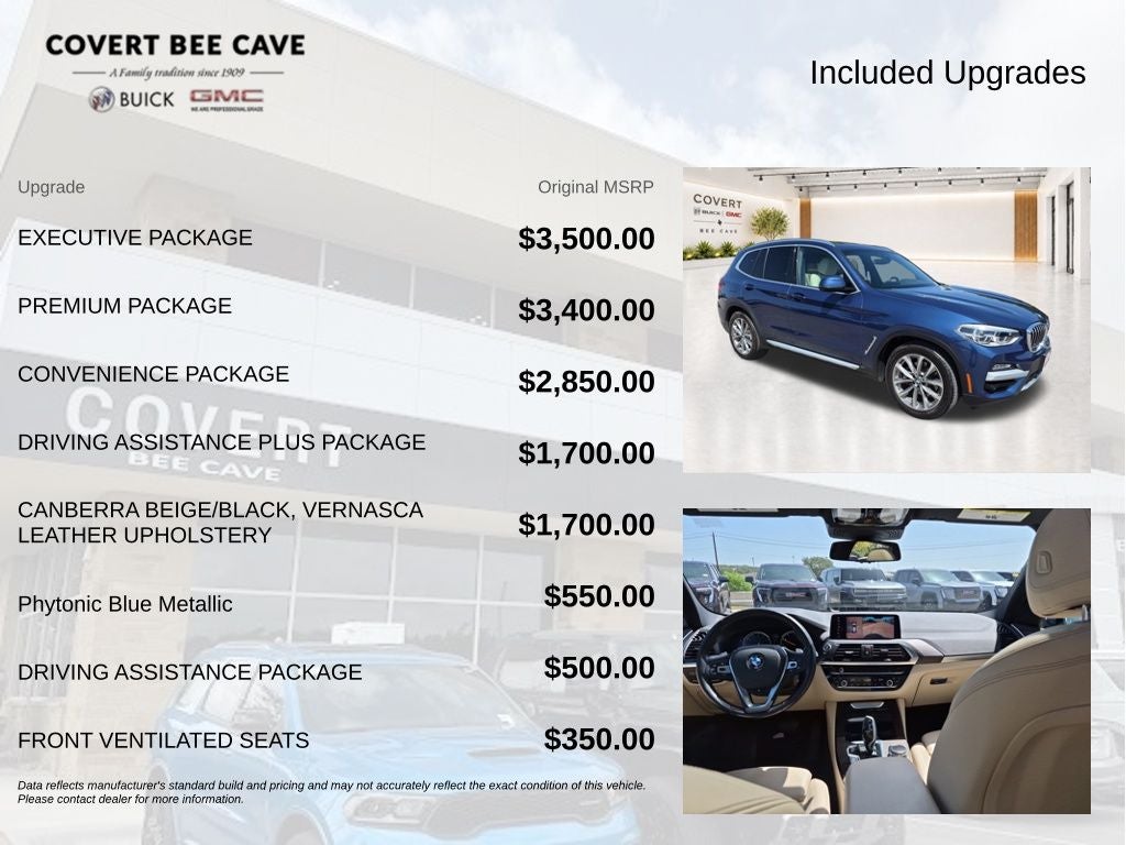 2019 BMW X3 xDrive30i