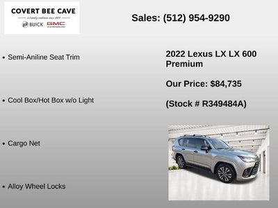 2022 Lexus LX 600 Premium 4WD