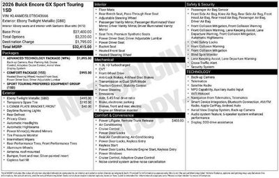 2026 Buick Encore GX Sport Touring FWD