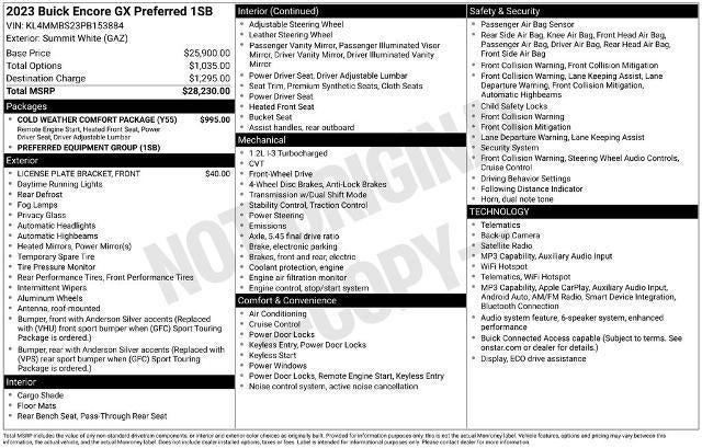 2023 Buick Encore GX Preferred FWD